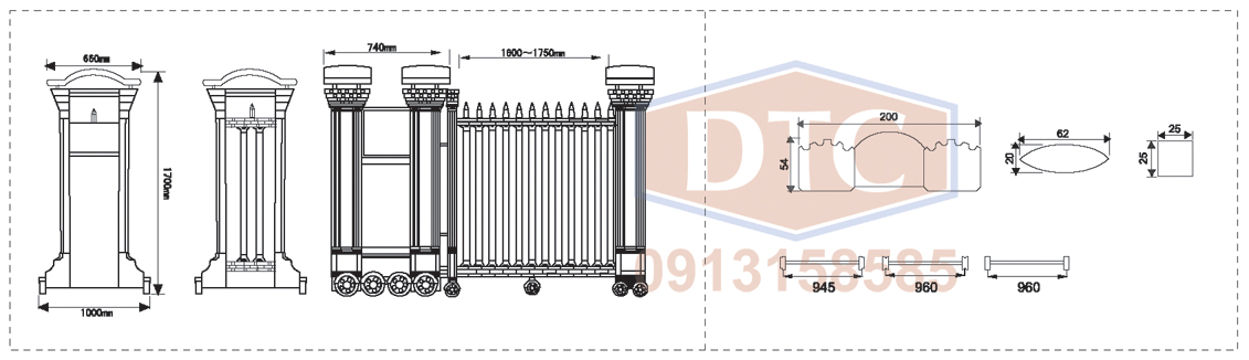 CỔNG XẾP C-812