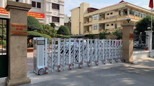 DTC Lắp Đặt Cổng Xếp Ngân Hàng Nhà Nước Bắc Giang | Uy Tín & Chất Lượng