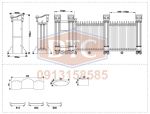 CỔNG XẾP C-808